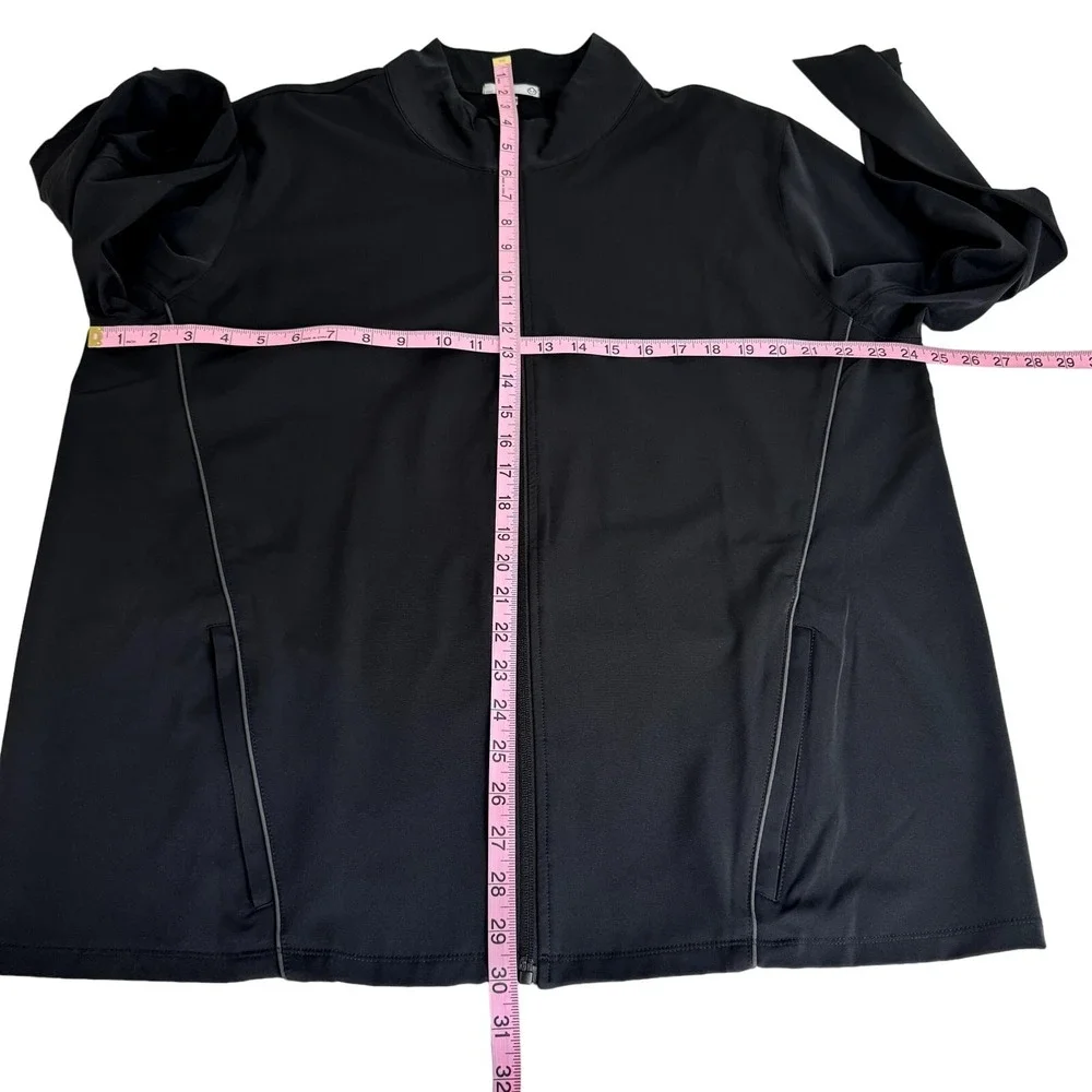 tasc Performance Mens Black Bomber Jacket‎ Full Zip Size XXL Style TM 678